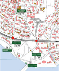 Bild vergrößern: Verkehrsplan Fußgänger Phase 4